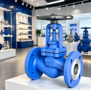High Performance Manual OEM Anti Corrosion Bellows Globe Valve for Gas Pharmaceutical Food Industrial Medium Pipeline