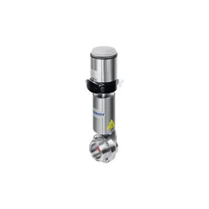 High Performance Pneumatic Threaded Butterfly Valve Stainless Steel with Controller