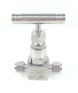 High Precision Long-Life Two Ferrule Manual Needle Valve Instrumentation High Pressure Stainless Steel 316L/304 High Temperature