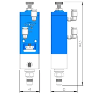 High Precision Pneumatic Stainless Steel Needle Glue Dispensing Valve Accessories Parts