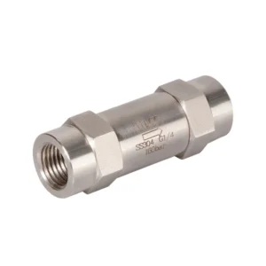 High Pressure 1/8-1inh NPT Female Thread Stainless Steel Spring Check Valve Manual General Non-Return Valve for Water Oil Acid