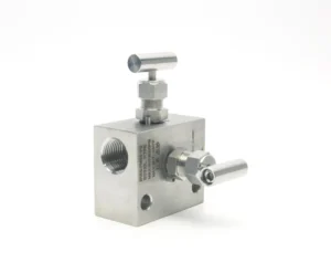 High Pressure 2-Valve Needle Manifold for Pressure Transmitter & Instrumentation Made of 316L