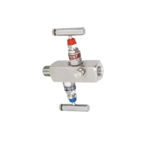 High Pressure 2 Way Manifold Valve Stainless Steel NPT Thread Needle Valve