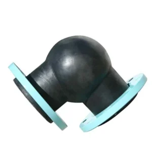 High Pressure 90 Degree Flanged Double Sphere Rubber Bend Joint DN50 300 for Pipeline Direction Change