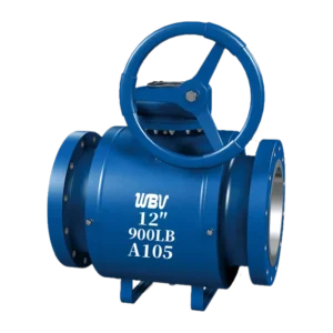 High Pressure Flange Full Bore Fully Welded Fixed Ball valve Bipolar Turbine Anti corrosion Paint Q347HF 300LB 1500LB DN50 DN250