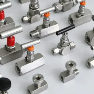 High Pressure High Temperature Industrial Manual 2-Way Needle Valve 1 4 Inch NPT Female Stainless Steel 316 6000psi for Oil