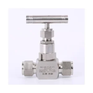 High Pressure High Temperature Stainless Steel 304/316L Needle Valve Manual 6000 psi 12mm OD