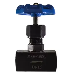 High Pressure J13H 160C Carbon Steel Female Threaded Pressure Gauge Instrument Globe Needle Valve