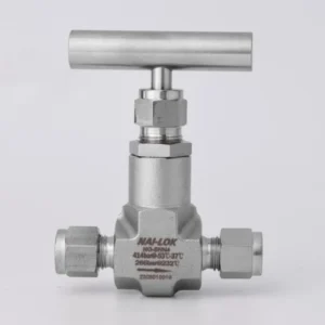 High Pressure Manual Needle Valve 3 8 Inch Tube Fitting SS316 6000psi Instrument Control Valve Oil Gas