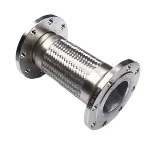High Pressure PTFE Lined Stainless Steel Braided Flexible Flange Hose for Oil Steam Chemical Media with 3 Year Warranty