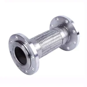 High Pressure PTFE Lined Stainless Steel Flexible Metal Hose Corrosion Resistant Flange Connection Industrial