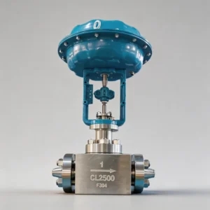 High Pressure Pneumatic Angle Seat Control Valve Flanged Stainless Steel Pneumatic Positioner for CIP FDA Certified Supplier