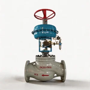 High Pressure Pneumatic Control Valves with Diaphragm Actuator 4-20mA Digital Smart Positioner for Propane Flow Regulating