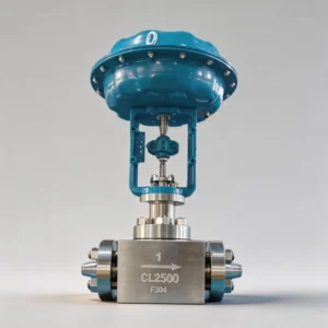 High Pressure Pneumatic Diaphragm Actuated Control Valve Socket Weld Alloy Steel with Positioner Chemical Corrosion Proof