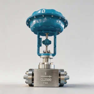 High Pressure Pneumatic Diaphragm Control Valve Threaded Forged Steel Smart Positioner for Steam ISO 9001 Certified
