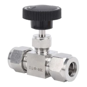High Pressure Resistance Air Flow 2 Way Control Valve 304 Stainless Steel Needle Valves for Liquid Gas