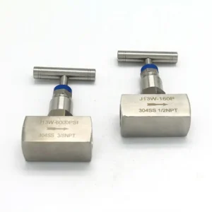 High Pressure Ss 316 Needle Valve Stainless Steel Female J13w 1 2inch 320p Stainless Steel Needle Valve