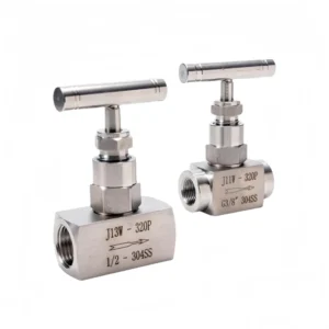 High Pressure Stainless Steel 1/4 1/2 3/4 1 Inch NPT Female Thread 6000psi for Water Gas Oil Flow Control Straight Needle Valve