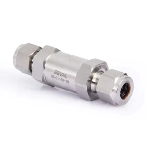 High Pressure Stainless Steel 316/304 Check Valve 3000PSI Max Pressure High Temperature Resistance Water 4
