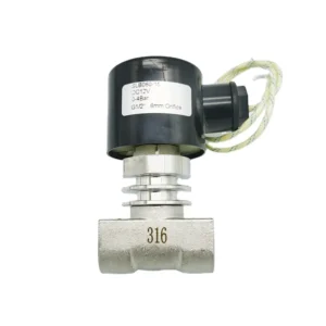 High Pressure Stainless Steel Solenoid Valve 12V 24V OEM Customizable Shutoff Diaphragm SLB150 15 1 2″ Thread for Water