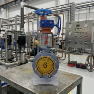 High Purity Oxygen Butterfly Valve Stainless Steel 304 Industrial Gas Valve