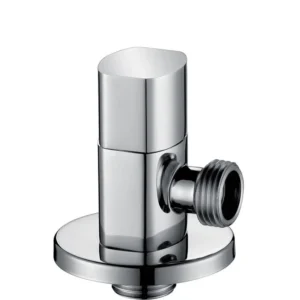 High Quality 304 Stainless Steel Angle Valve 1/2″ Bathroom Water Stop Valve with Chrome Finish