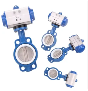 High Quality ANSI BS EN DIN Wafer Valve Butterfly Type Electric Actuator 6 inch DI Body EPDM/PTFE Seal for General Water