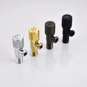 High Quality Angle Valve Hot and Cold Water Angle Valve Thickened Stainless Steel Bathroom Stop Water Valve