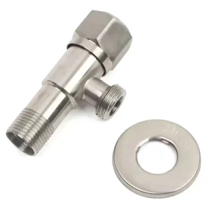 High Quality Custom Manual 304 Stainless Steel Angle Valve for Water Industrial Use 20mm Port Size 0.8MPa Pressure