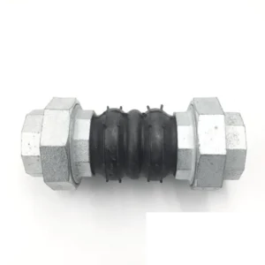 High Quality High Pressure Double Sphere Rubber Bellow Expansion Joint with Flange Connectivity