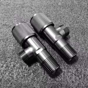 High Quality Manual Brass Toilet Angle Stop Valve Quarter Turn Design Water Use DN15 Port Size