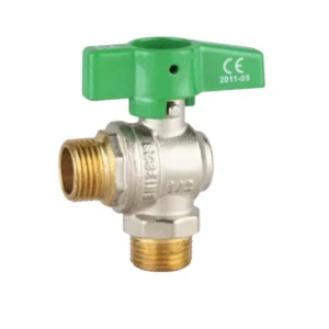 High Quality Small Ball Valve Forged Hydraulic Valves Brass Angle Valve for Water/Gas