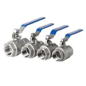 High Quality Stainless Steel Two-piece Ball Valve with Adjustable Internal Thread 1/2”-4” Industrial Ball Valve