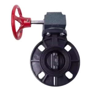 High Quality UPVC Gear Type Butterfly Valves for Industrial Pipeline Systems