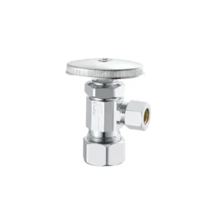 High Quality Water Pressure Valve Multi turn Angel Stop Valve Brass Water 3/8 Inch Angle Valve