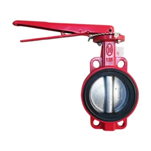 High Quality Wear and Durability Metal and Rubber Cement Butterfly Valve