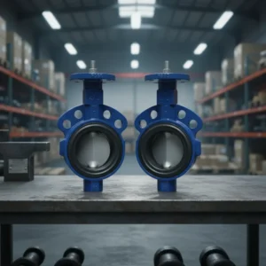 High Resilient Seated Butterfly Valve Wafer/Lug Type Pneumatic Actuator for Water/Oil/Gas