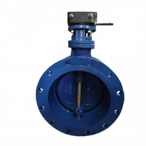 High Sealing Flanged Double Eccentric Manual Butterfly Valve for Water PN10 40 DN100 DN1200