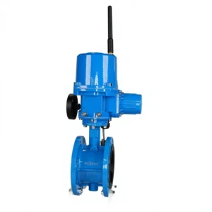 High Temperature Base Mobile APP Control Intelligent Electric Wafer Type Butterfly Valve Cast Iron for Water