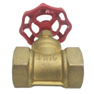 High-Temperature Brass Npt Bsp Thread Globe Control Valve PN16 Sluice Brass Gate Valve for Water Oil Manual Shutoff OEM