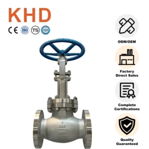 High Temperature CF8 CF3 CF8M CF3M Flange Globe Valve Stainless Steel Manual Stop Water Globe Valve