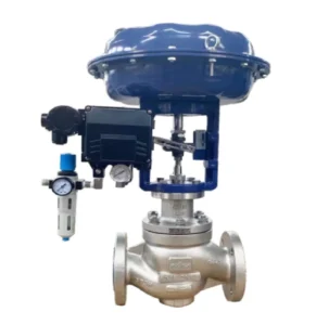 High-Temperature Casting Steel Pneumatic Diaphragm Control Valve Flange Water Steam Globe Valve with Positioner OEM Customizable