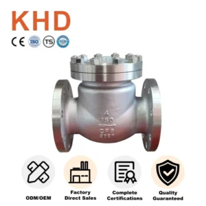 High Temperature Resistant 4in Check Valve 304 Stainless Steel Cast Steel Swing Type Check Valve with Flange