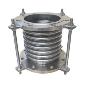 High Temperature Resistant High Pressure Round Corrugated Metal Expansion Joint with Flanges