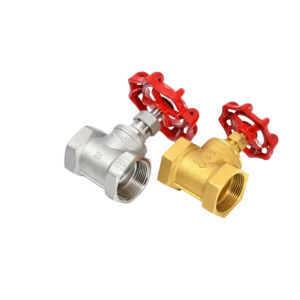 High Temperature Shut Off Valves Z15W 16T Brass Manual Stop Valve Threaded Valve
