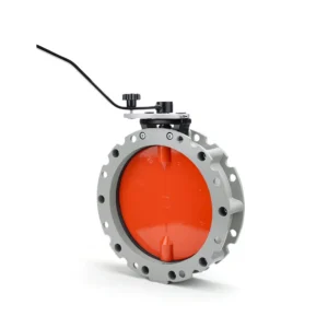 High quality Double flange Valve for Dust Control with Filter Cartridge aluminium alloy Manual dust butterfly valve