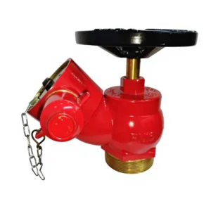 Hong’an DN65 Factory Supply Brass British Type Oblique Marine Fire Hydrant Valve PN16 for Ship Fire Fighting System