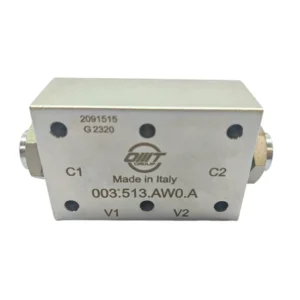 Hydraulic Cylinder Lock Directional Control Valve Double Pilot Check Valves Four Way Flange Mount High Pressure 3/8 Port 30