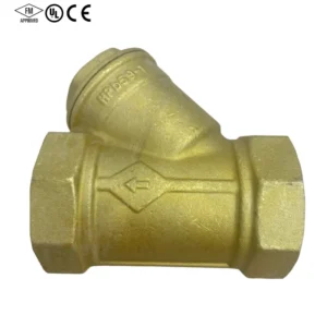 Hydraulic Y Type Brass Y-strainer Normal Temperature SS Net Water Pipe System Strainer in Stock No MOQ 1 Year Warranty