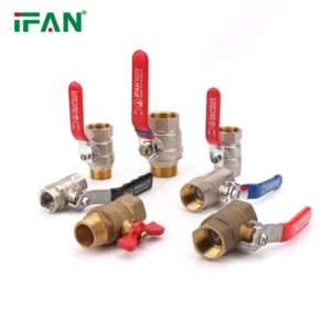 IFAN Ball Water Valve Corrosion Resistant Forged Brass Valve 1/4”–4” Threaded Brass Ball Valve